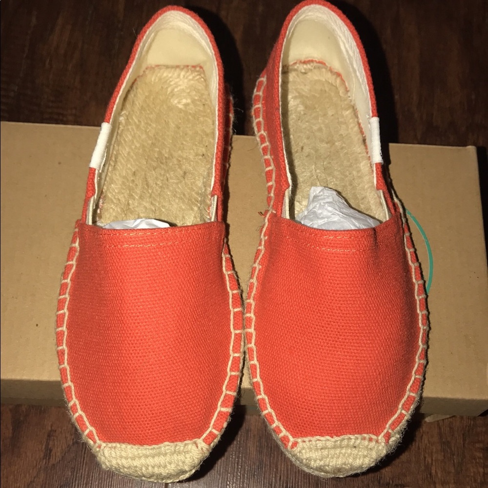 Orange Soludos children espadrilles
